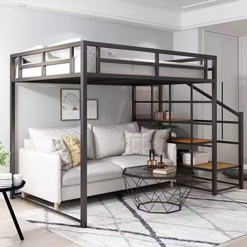 Sleek Steel Bunk Bed Design for Contemporary Living Spaces
