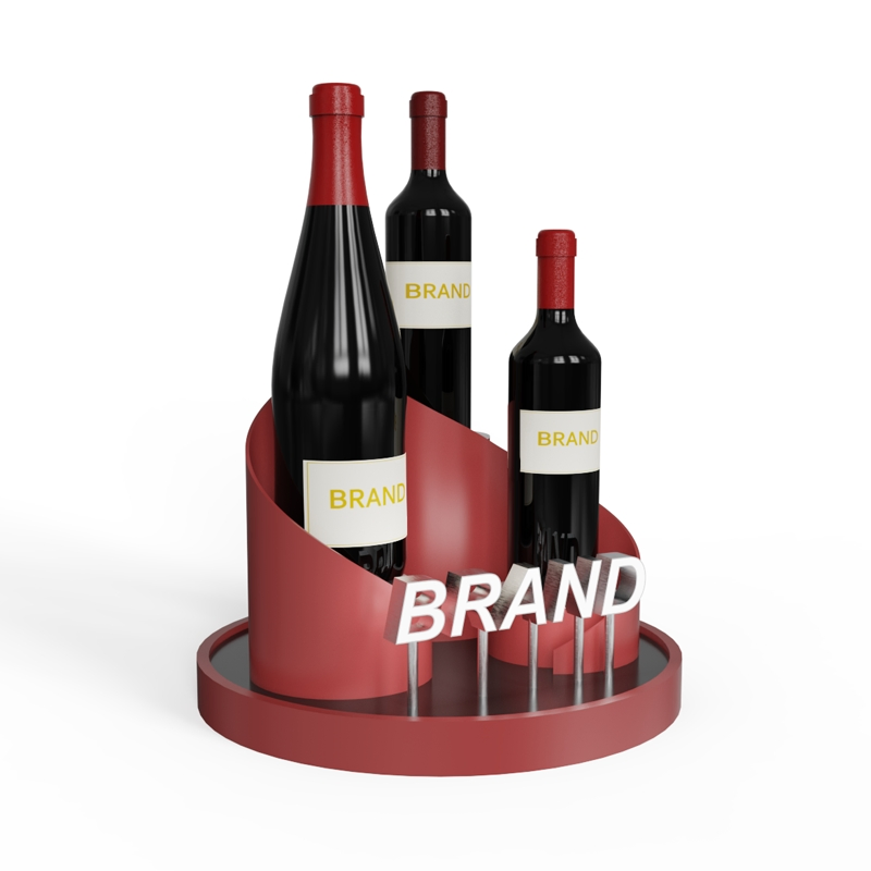 Elegant and Modern Wine Display Rack Durable and Stylish Design for Homes Restaurants and Retail Spaces