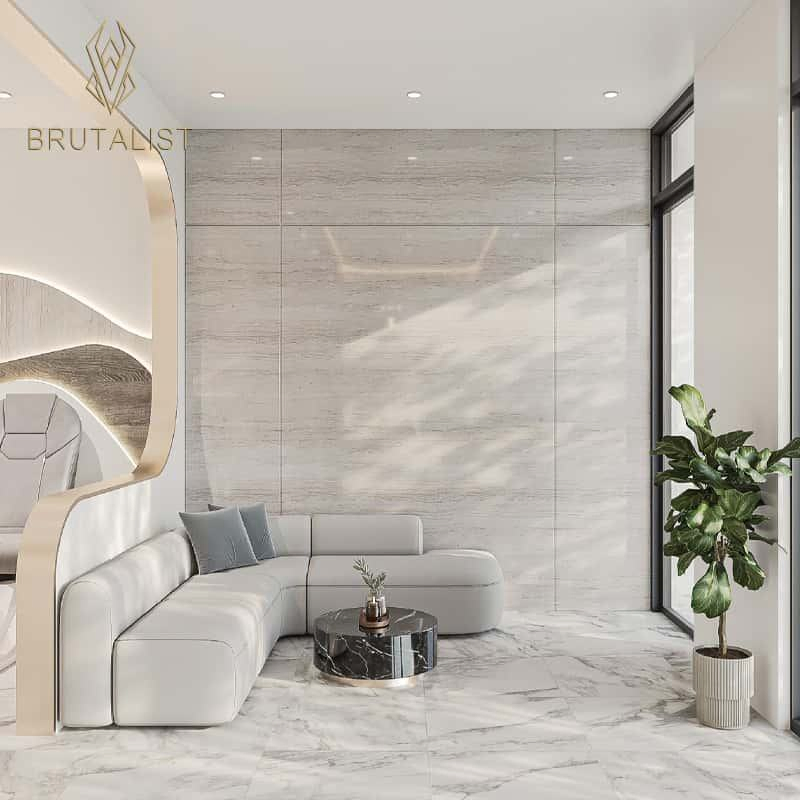 Luxury Wooden Salon Furniture Nail Table &amp; Barber/Hair Station + Beauty Salon Interior Design