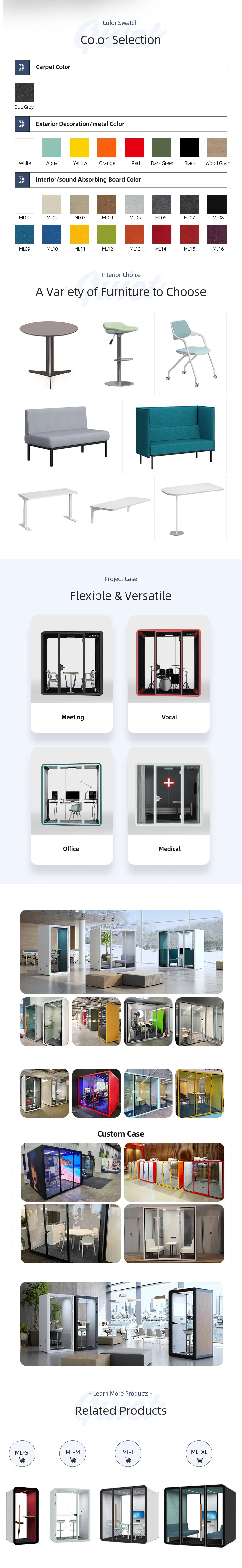 Soundproof Phone Booth View 7