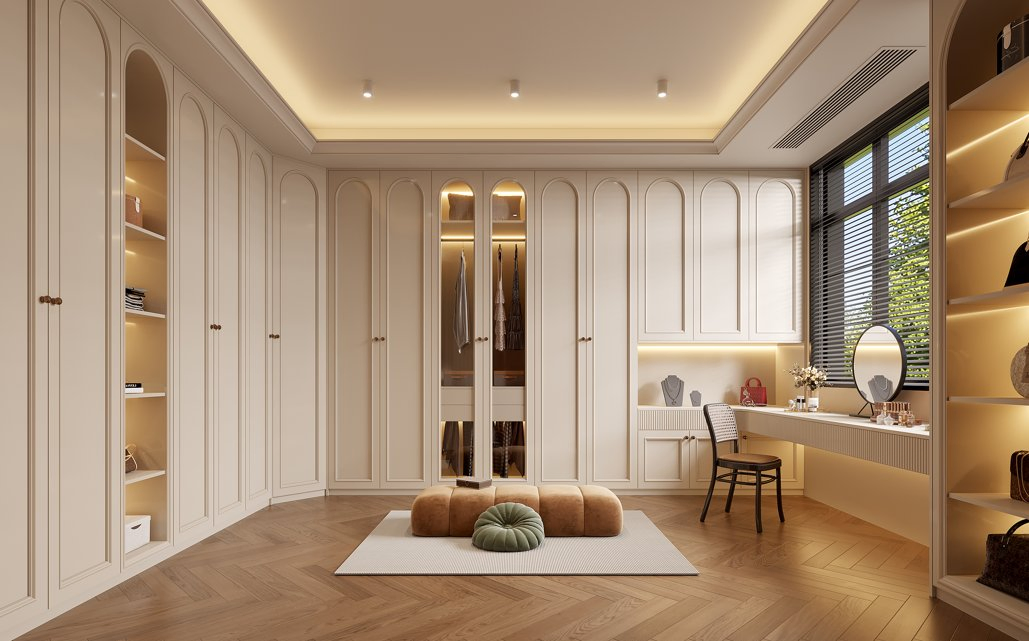 Custom Modern Luxury Villa Bed Room Furniture Set Whole House Interior Design Services for Apartment Use