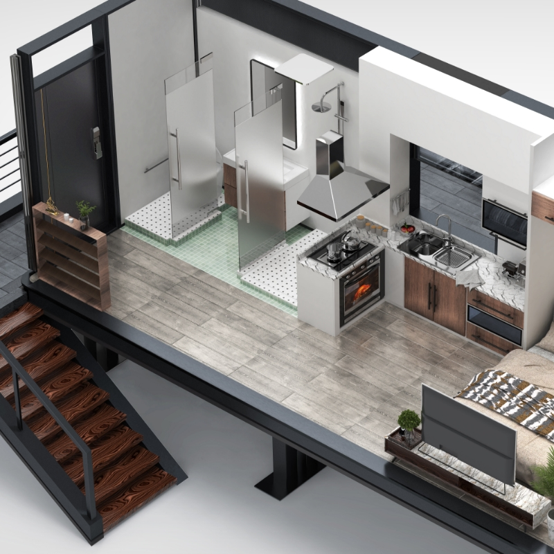 Contemporary Container Design for Boutique Hotel and Restaurant Spaces