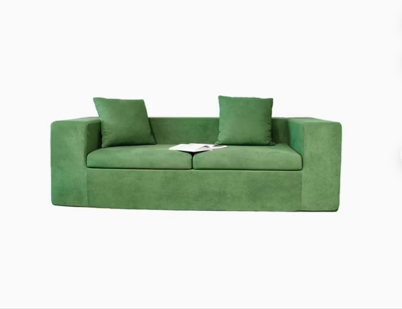 Professional OEM Manufacturing Modern Small Living Room Dormitory 3 Seater Upholstered Fabric Sofa