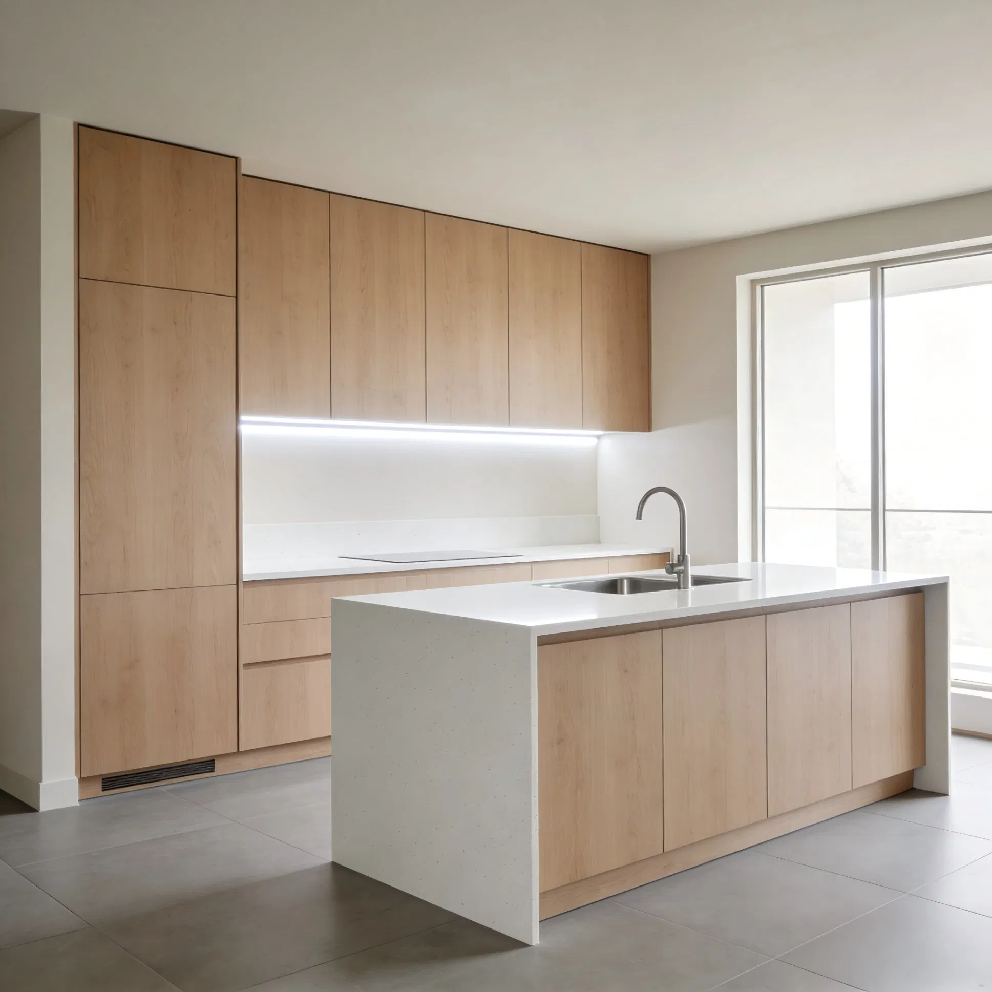 Modern Kitchen Cabinet System Designed for Space Optimization