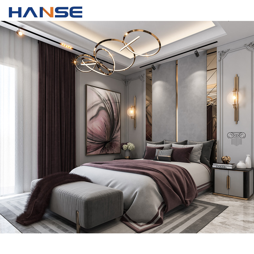 Luxury Hotel Interior Bedroom Furniture Chinese Factory Custom Made 5 Star Hotel Room Furniture Set