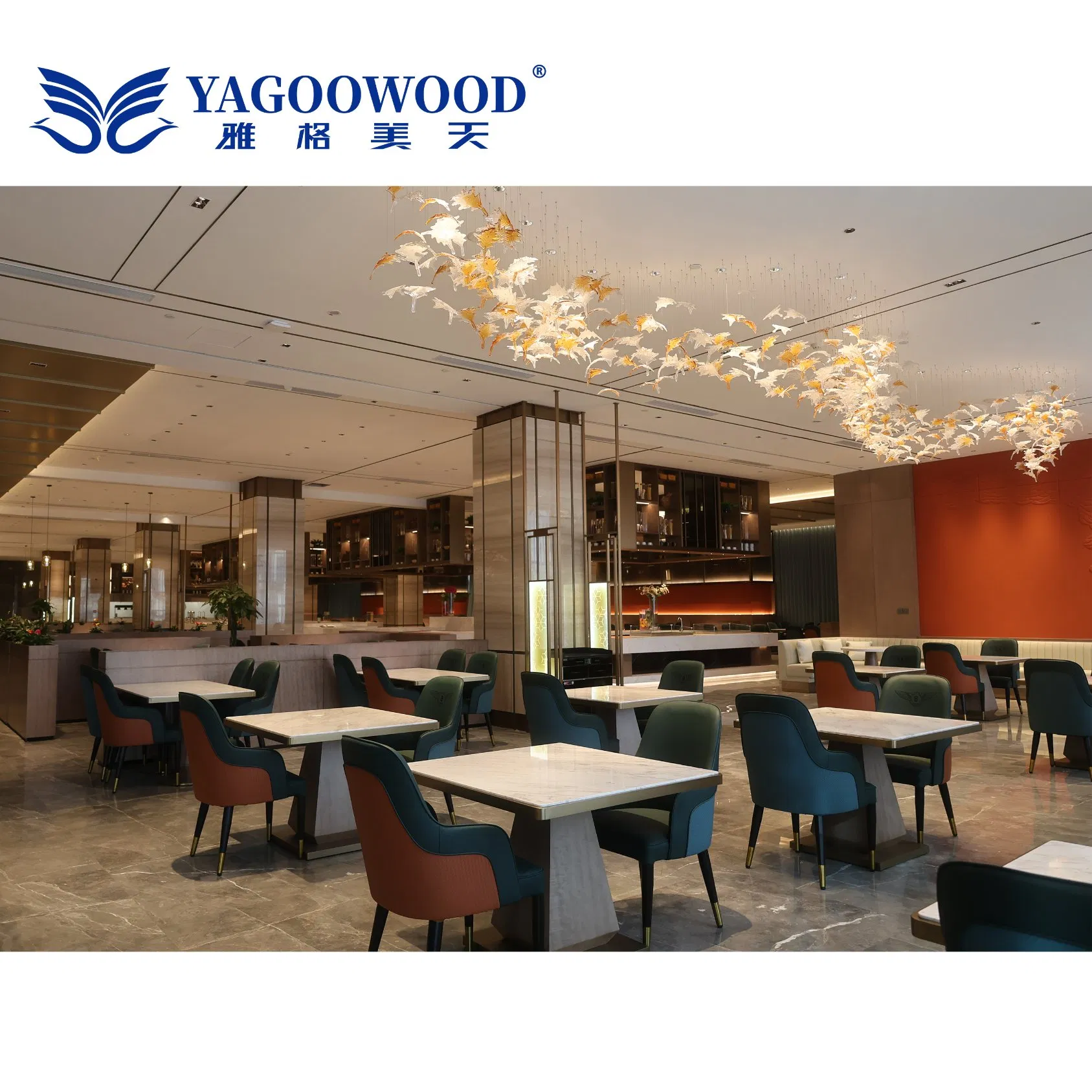 Elegant Wood Bedroom Collection for 3-5 Star Hotel Furnishing Solutions