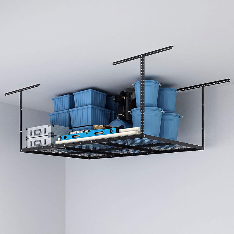 Metal Ceiling Mounted Storage Racks Garage Storage System