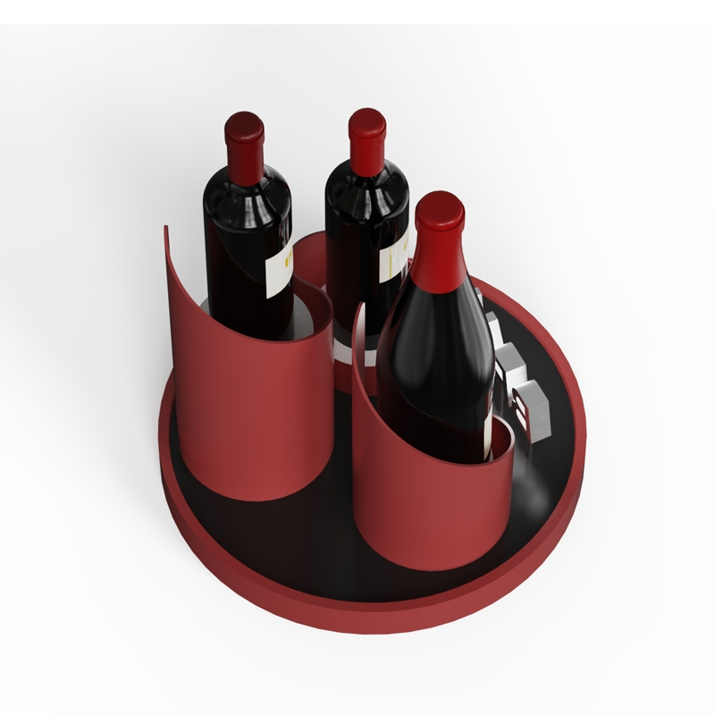 Elegant and Modern Wine Display Rack Durable and Stylish Design for Homes Restaurants and Retail Spaces