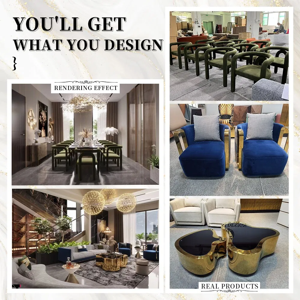 Premium Luxury Mansion Furniture Turnkey Solution One Stop Custom Sourcing Living Room Furniture for Interior Designer