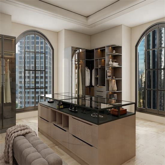 Cbmmart Luxury Clothes Wall Closets Furniture Design Custom Modern Bedroom Closet System