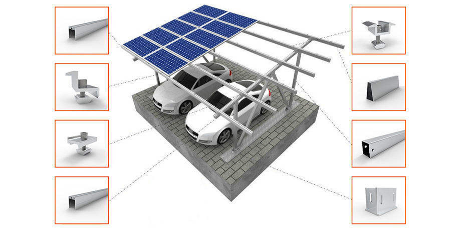 Premium Custom Luwei Racking Systems for Solar Carport Solutions