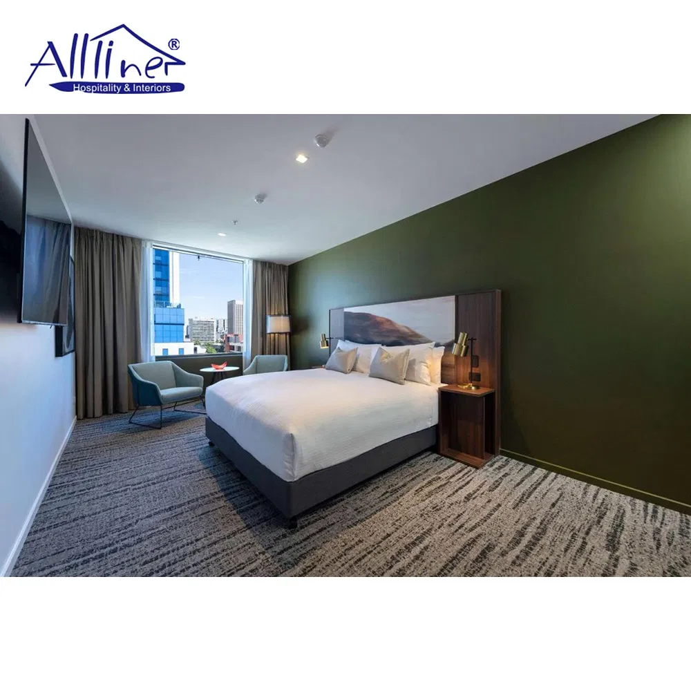 Luxury Modern Design King Bed Set Upholstered Home Wooden Sleeping Bedroom Furniture