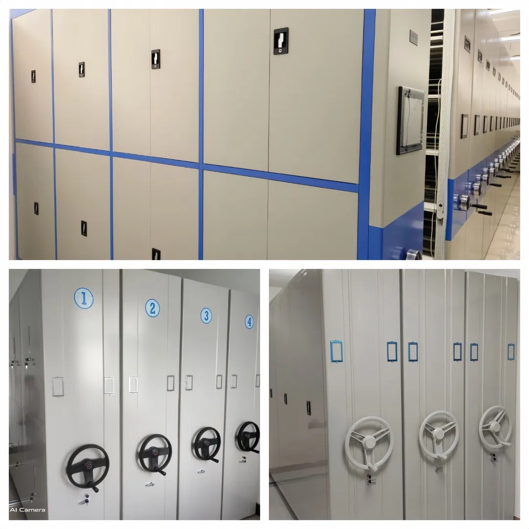 Mobile Intensive Shelf Factory Storage Files Office Movable Archive Container Multipurpose Shelving Units Library Mobile Storage Systems
