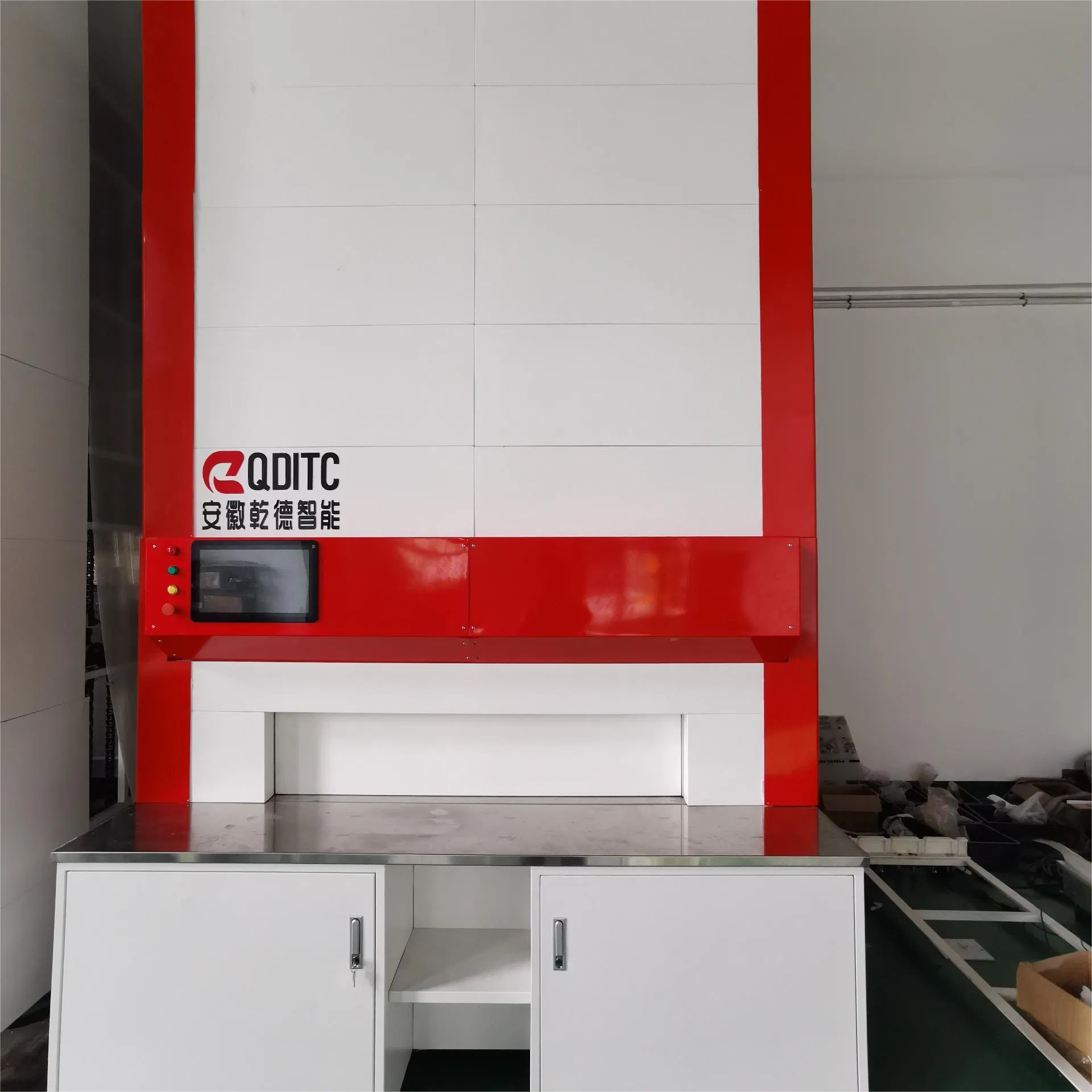 Steel Carousel Lift Frame for Furniture Manufacturing Inventory Solution