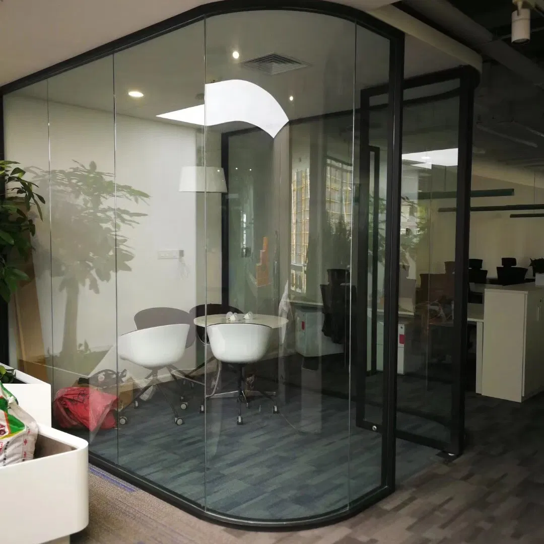 Interior Office Wooden Demountable Wall Partition Demountable Glass Solid Wall Partition System