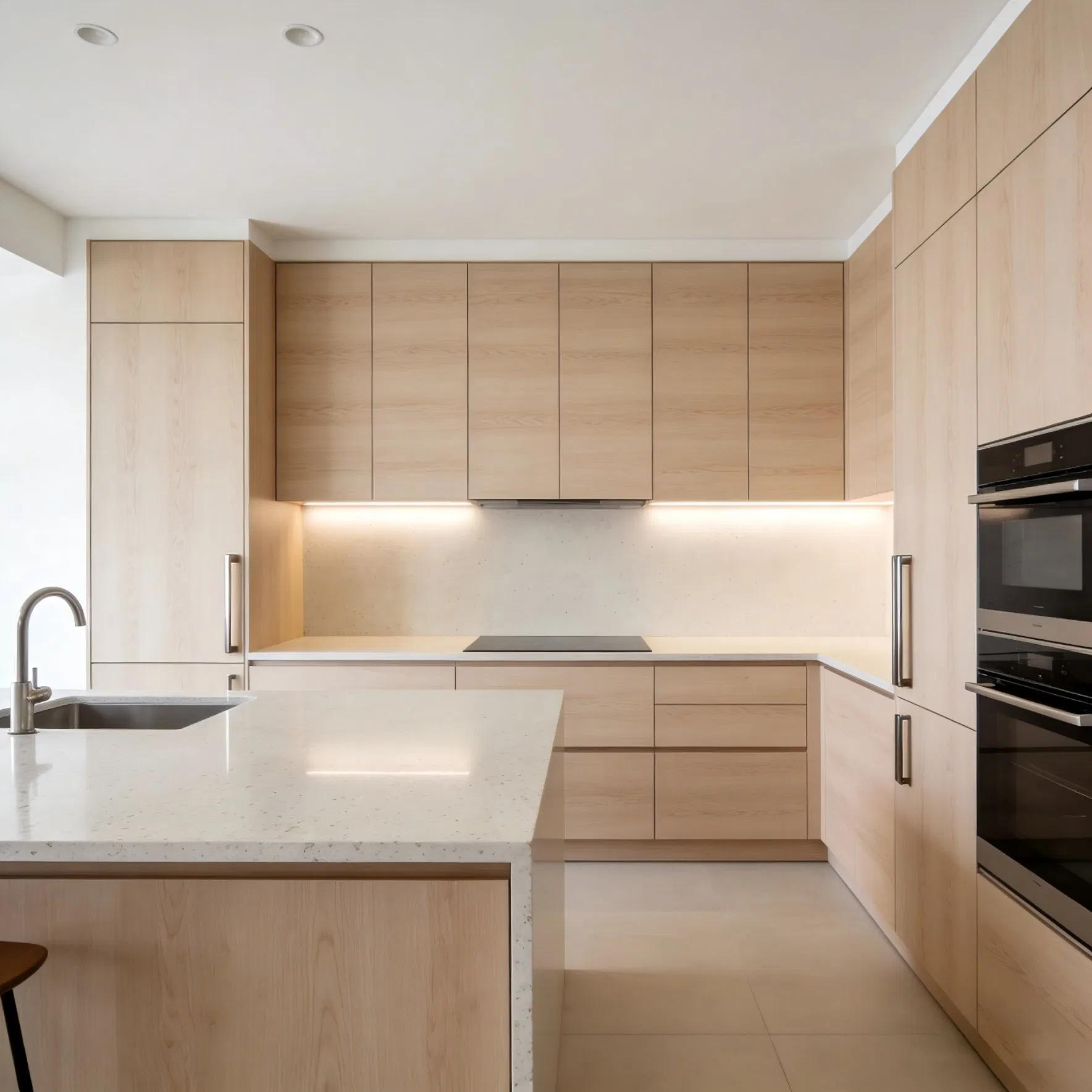 Modern Kitchen Cabinet System Designed for Space Optimization