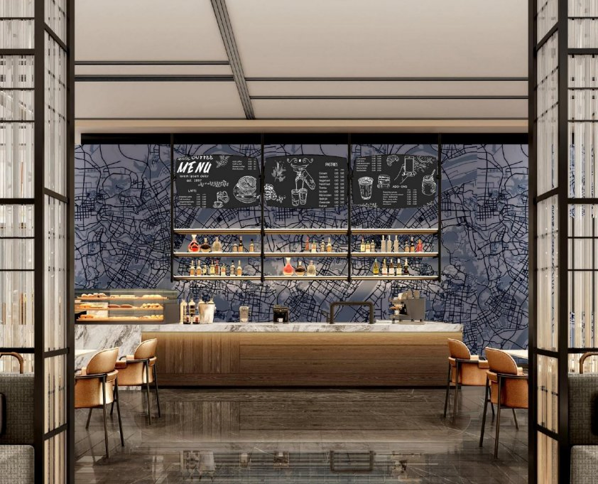 Modern Hotel Interior Design with 3D Rendering China Manufacturer