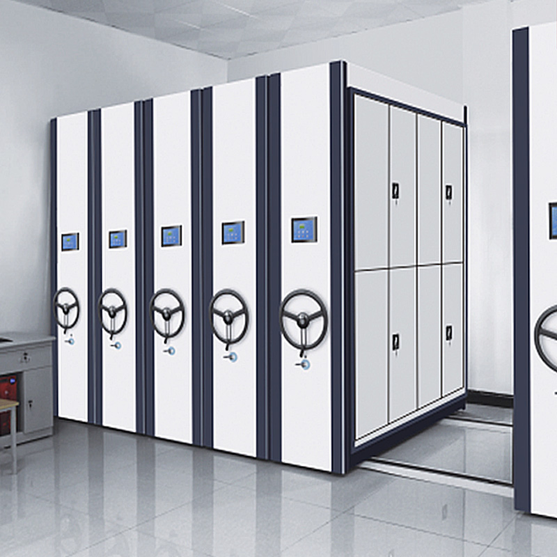 High Density Steel Mobile Shelving Storage System for Archives and Document