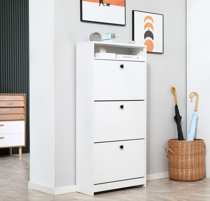 Chic Footwear Storage Solution with Stylish Shoe Storage Cabinet
