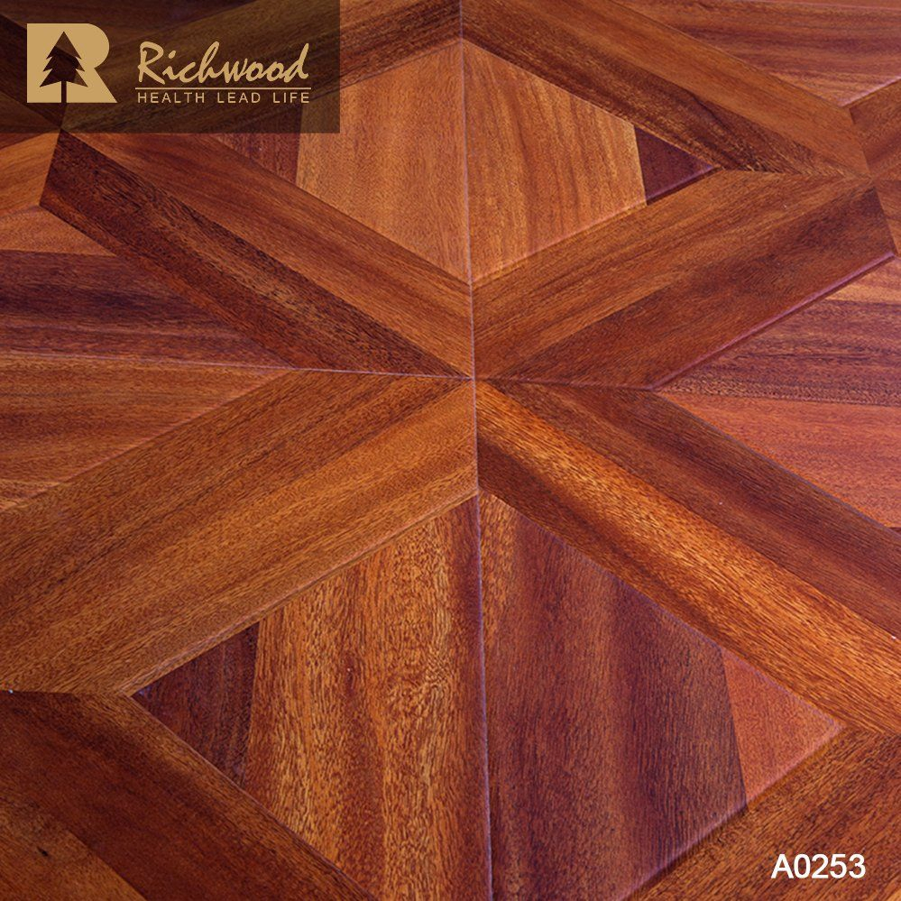 Building Material Commercial Oak PVC HDF Laminate Laminated Engineered Wood Flooring Art Parquet Collection