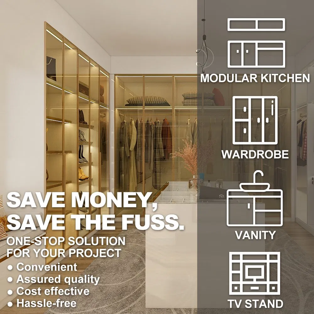 Modern Wood Walkin Closets Systems Design Customized Made Home Hotel Bedroom Classic White Walk in Wardrobe Cabinet Closet