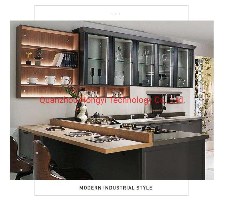 High Gloss Flat Panel White Modular Modern kitchen Cabinets Modern Kitchen Furniture Luxury Designs