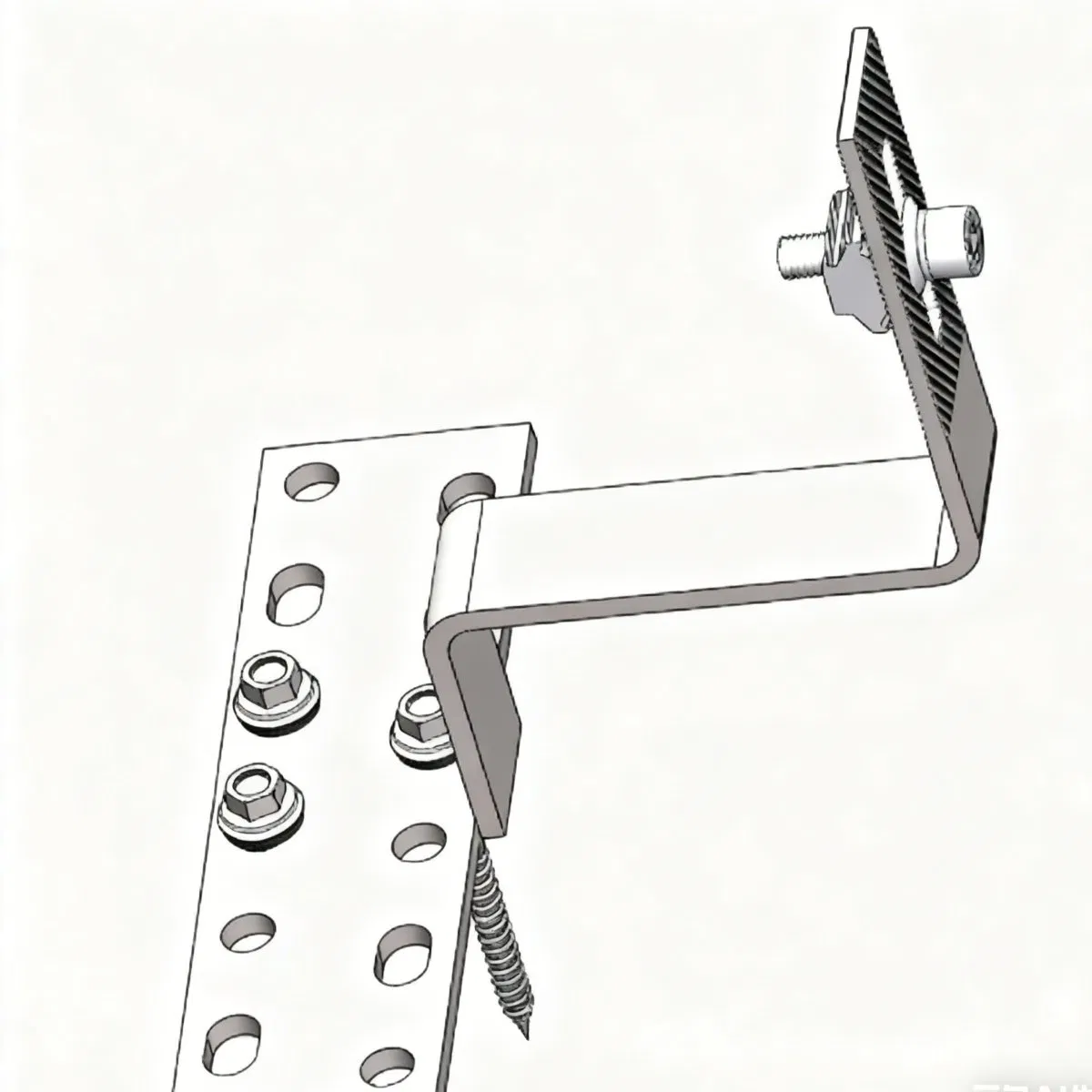 Dwin Factory Price Wholesale Aluminum Alloy Modular Solar Roof Rack System