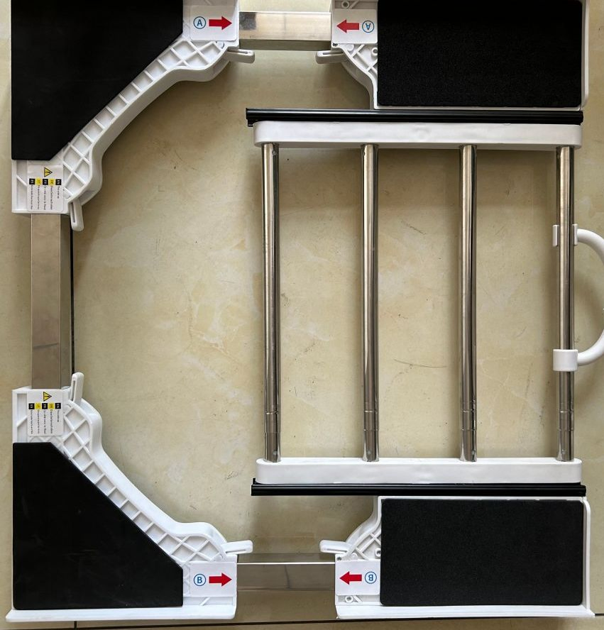 Washing Machine Stacking Solution with Metal Stacking Kit Design