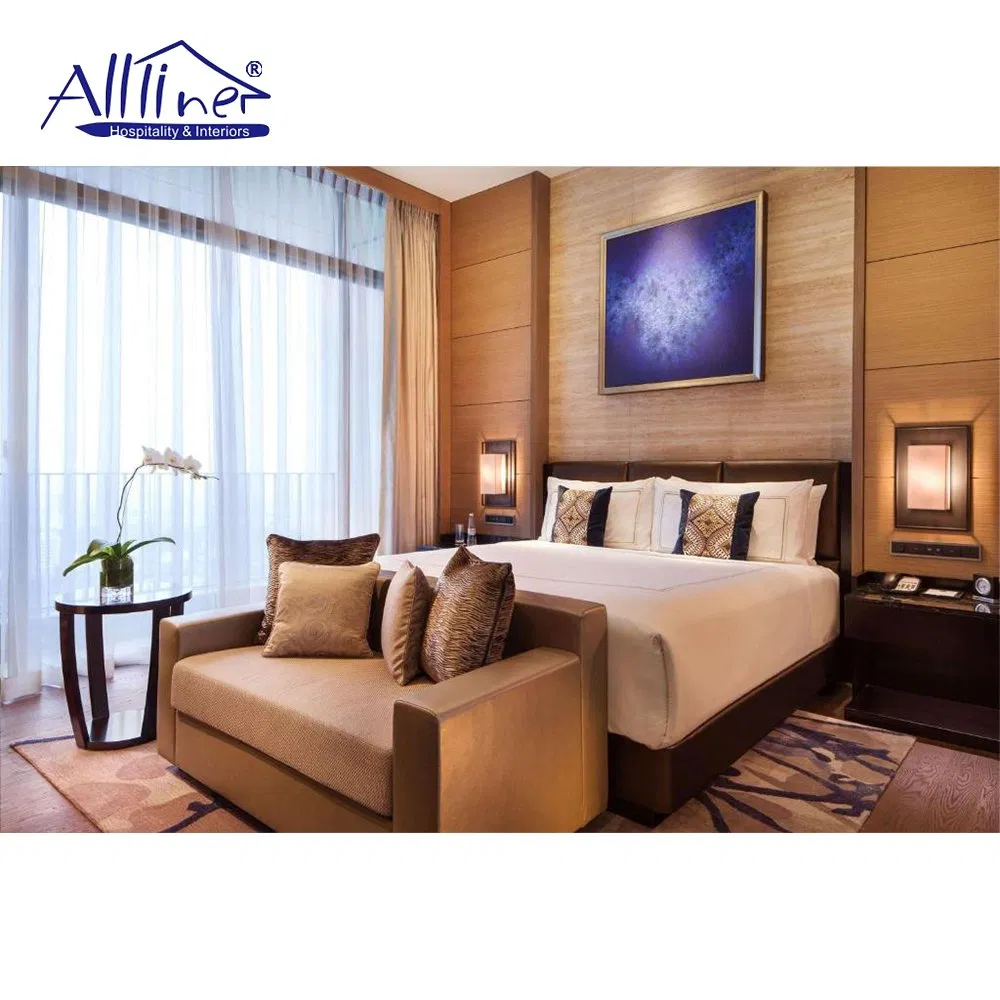 Hotel Supplies Upholstered Supply 4 Star Hotel Bed Room Bedroom Sets Furniture