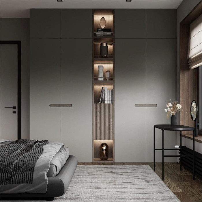 Ace Mirror Door System Walk in Closet Home Furniture Cabinet Full Luxury Bedroom Storage Cabinet Wardrobe