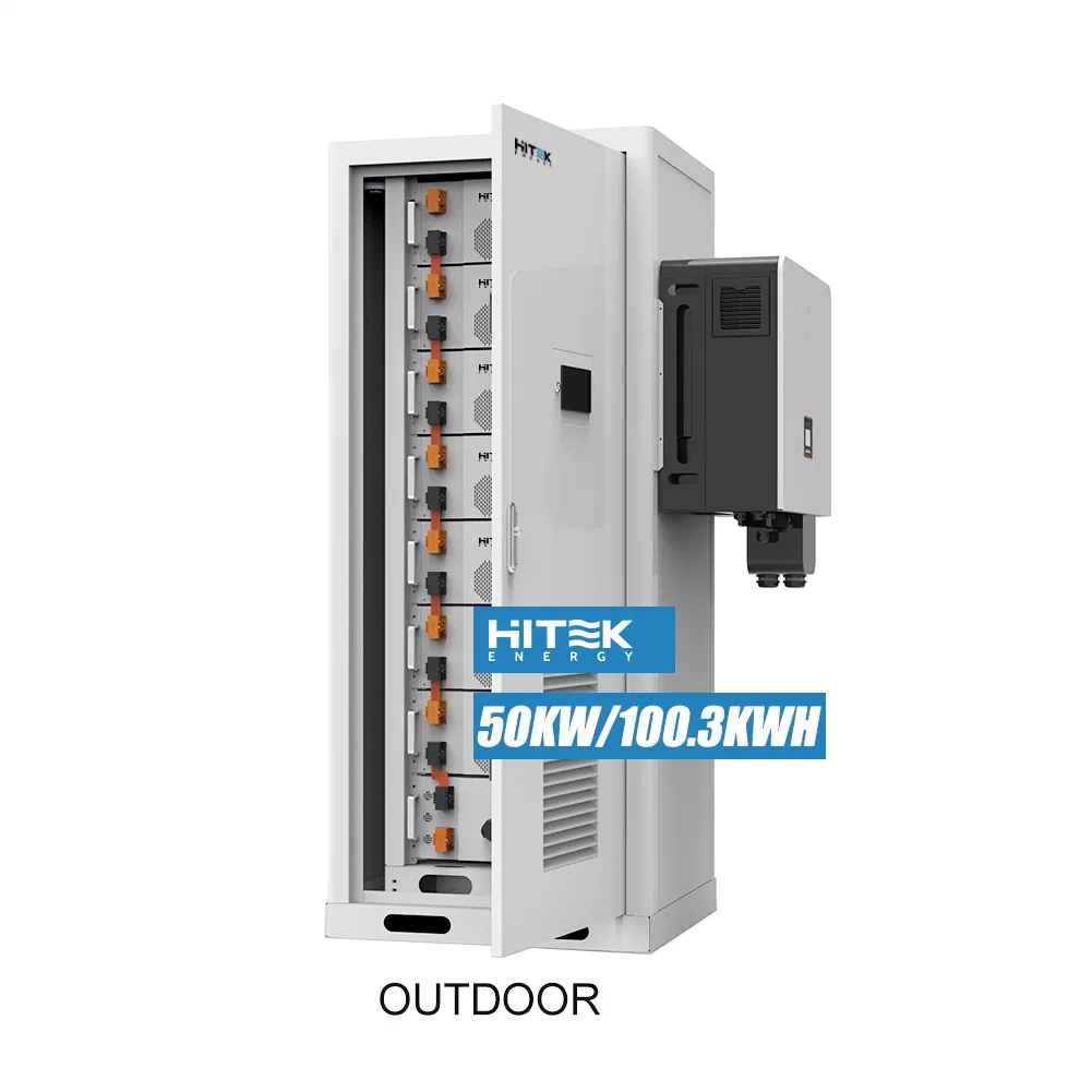 50kw Inverter with 100kwh Lefepo4 Battery with Rack 380V 3 Phase Hybrid Solar System