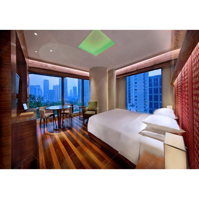 Wood Panels Motel 6 Hotel Furniture Set for Sale