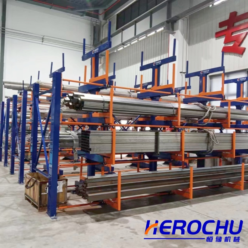 Sliding Cantilever Metal Pipe Rack System