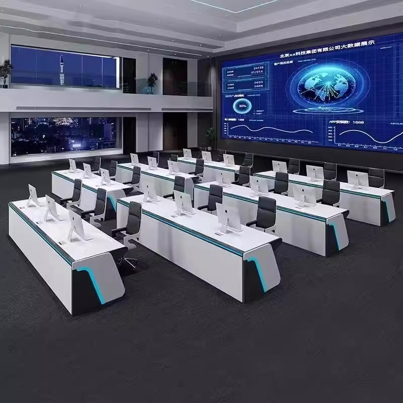 5g Network Monitoring Control Room Desk Furniture for Dispatch