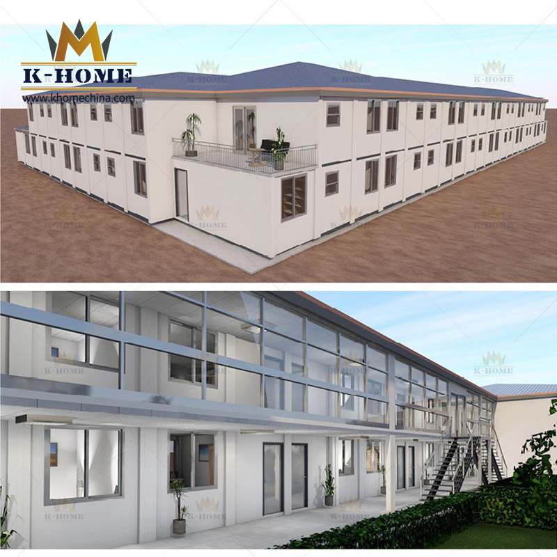 Durable Two Story Fire Resistance Container Hotel