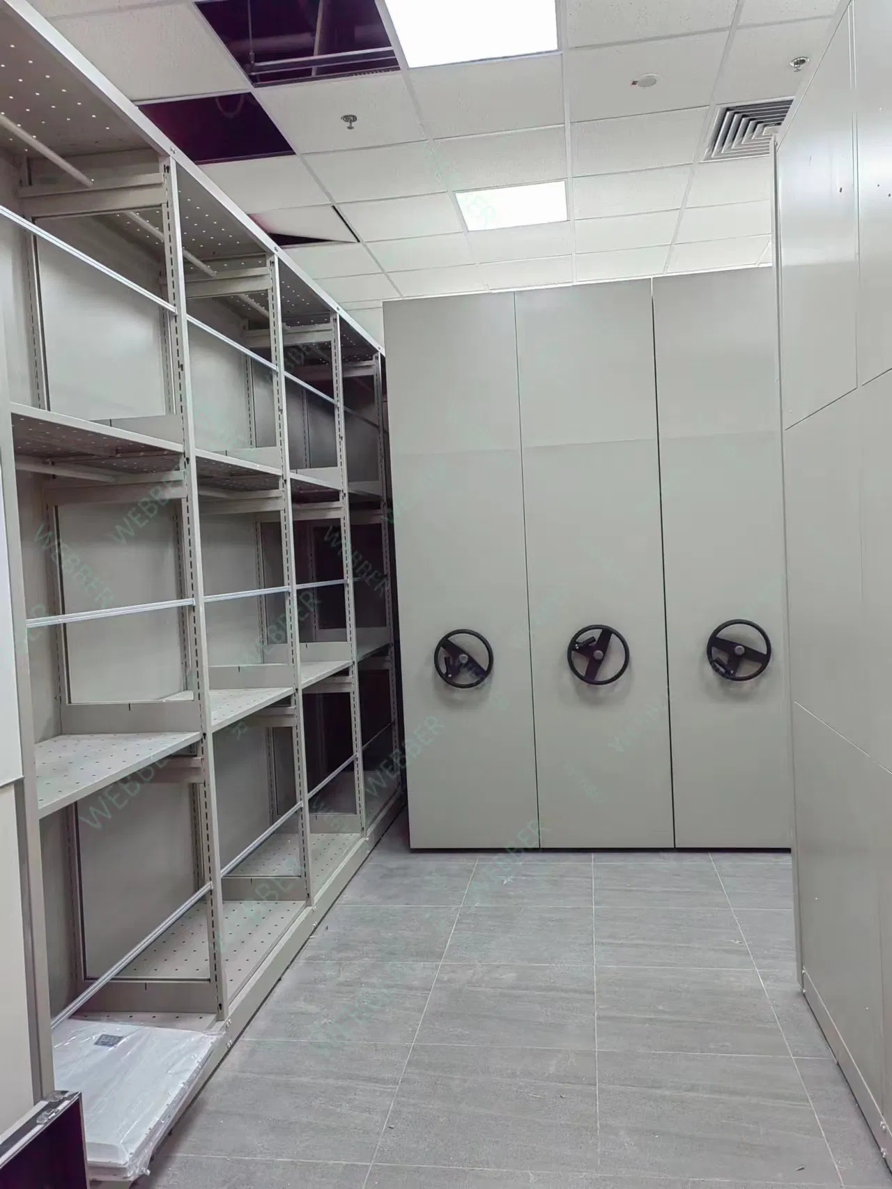 Mobile Steel Compactus for Office Filing Cabinet Mobile System