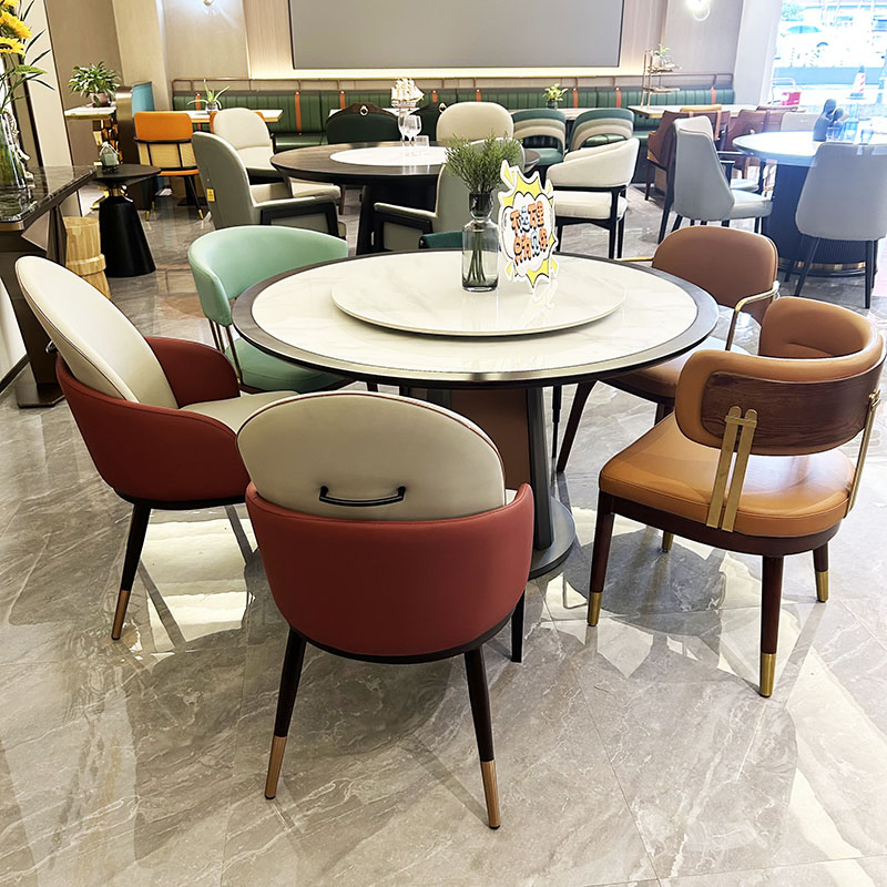 Contemporary Restaurant Chair Table Collection for Dining Areas