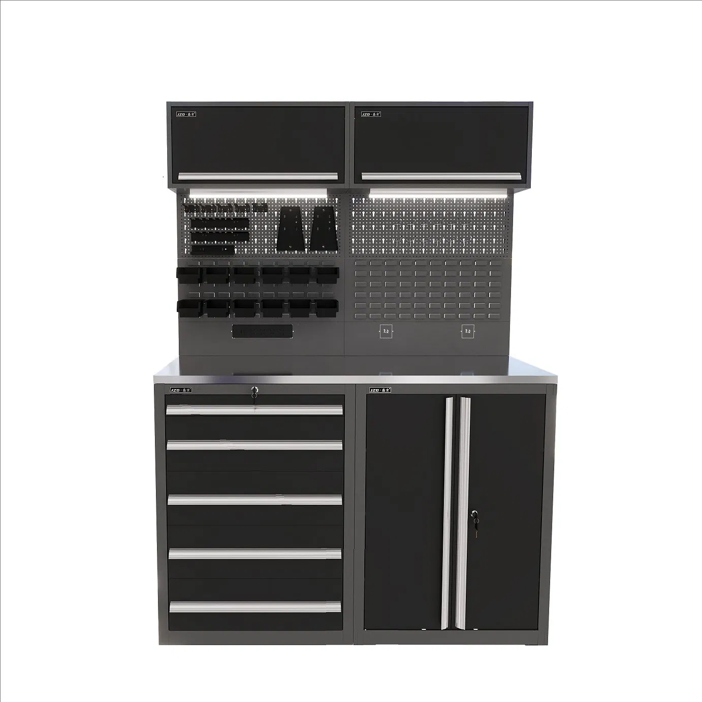 Modular Workshop Storage System Stainless Steel Rolling Toolbox