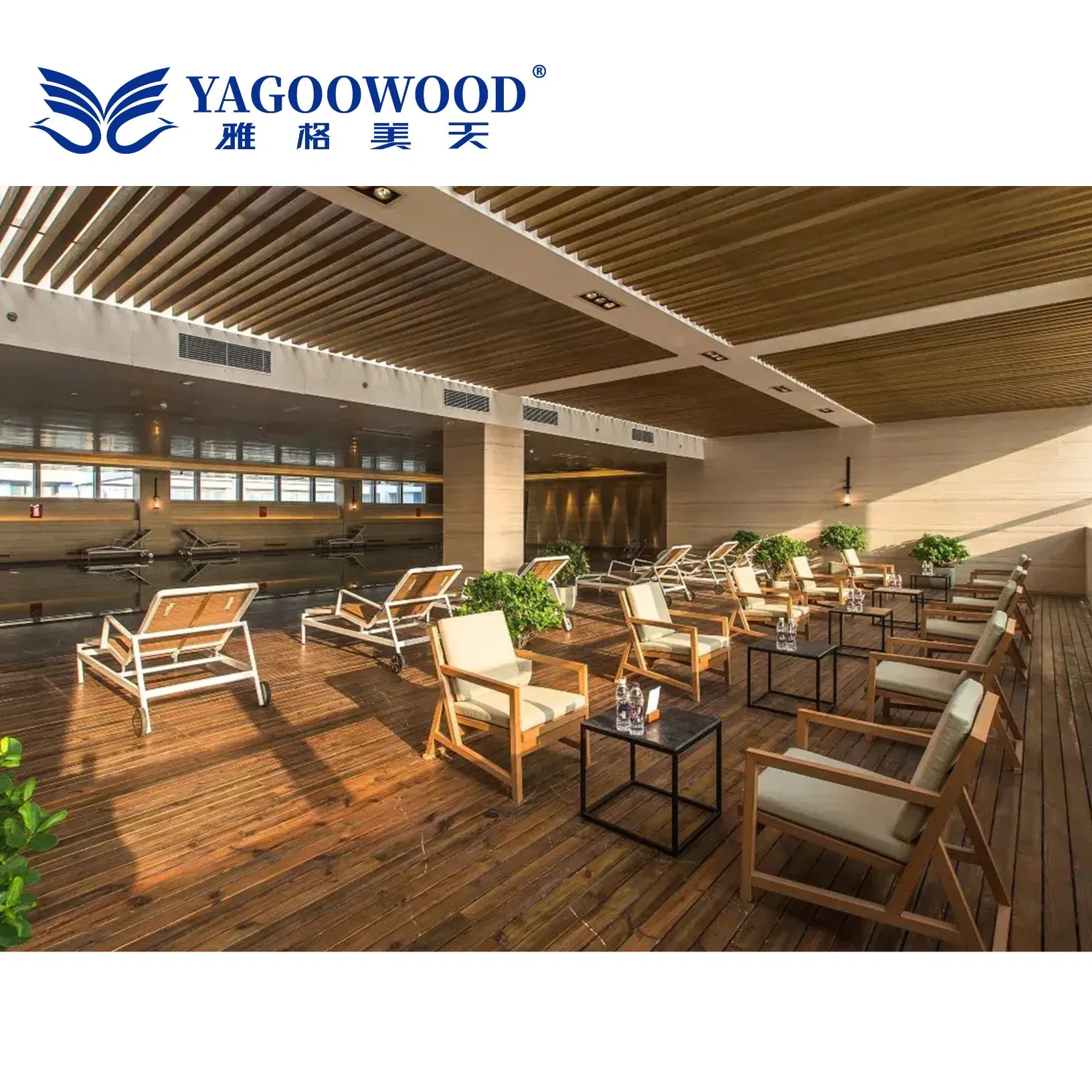 Integrated Hotel Door &amp; Wall System with Wood Finish