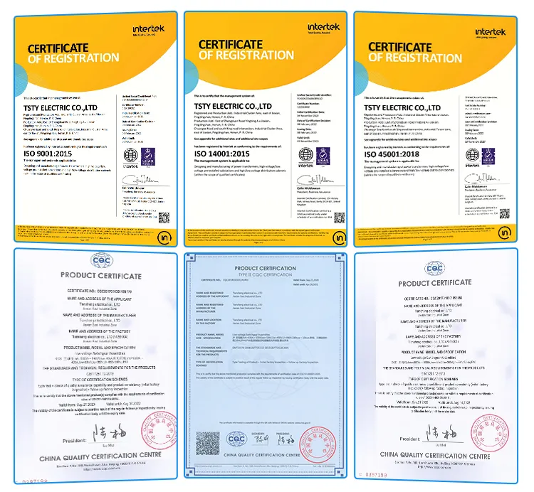 Certifications