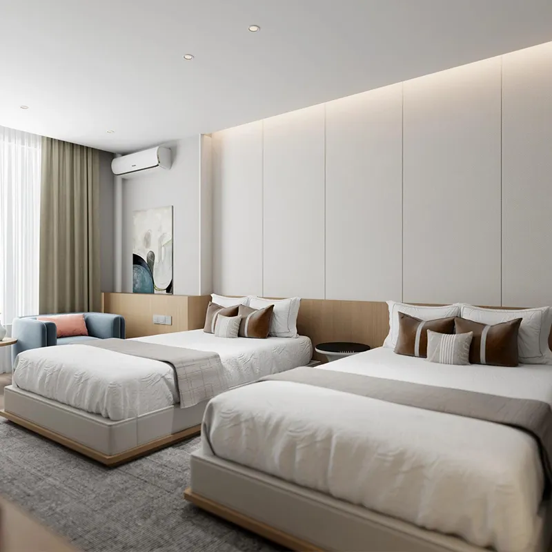 Durable Solid Wood Panel Furniture