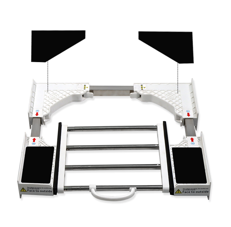 Washing Machine Stacking Solution with Metal Stacking Kit Design