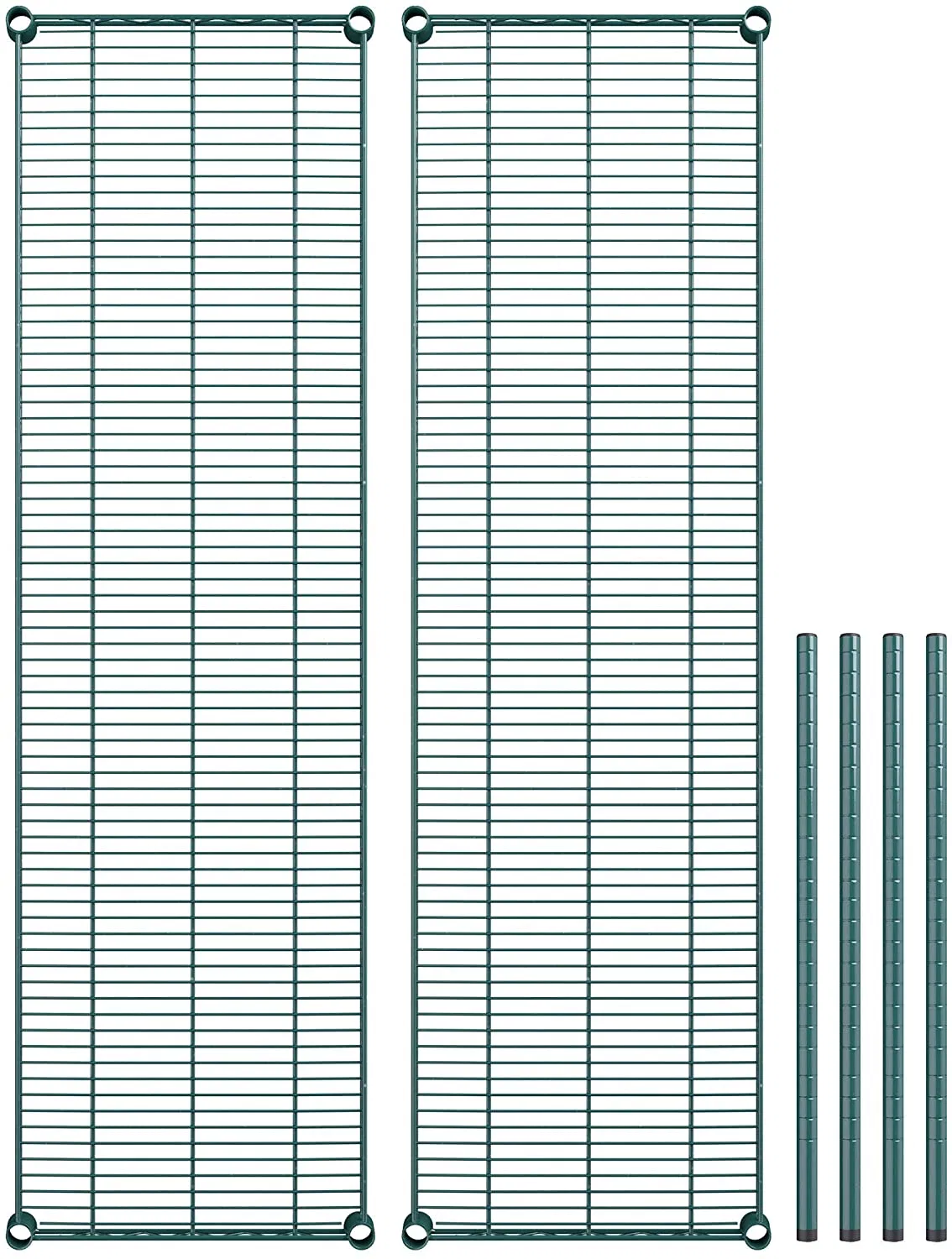 Multi-Functional 4 Tiers Industrial Warehouse Storage Wire Rack Shelf Steel Racking System