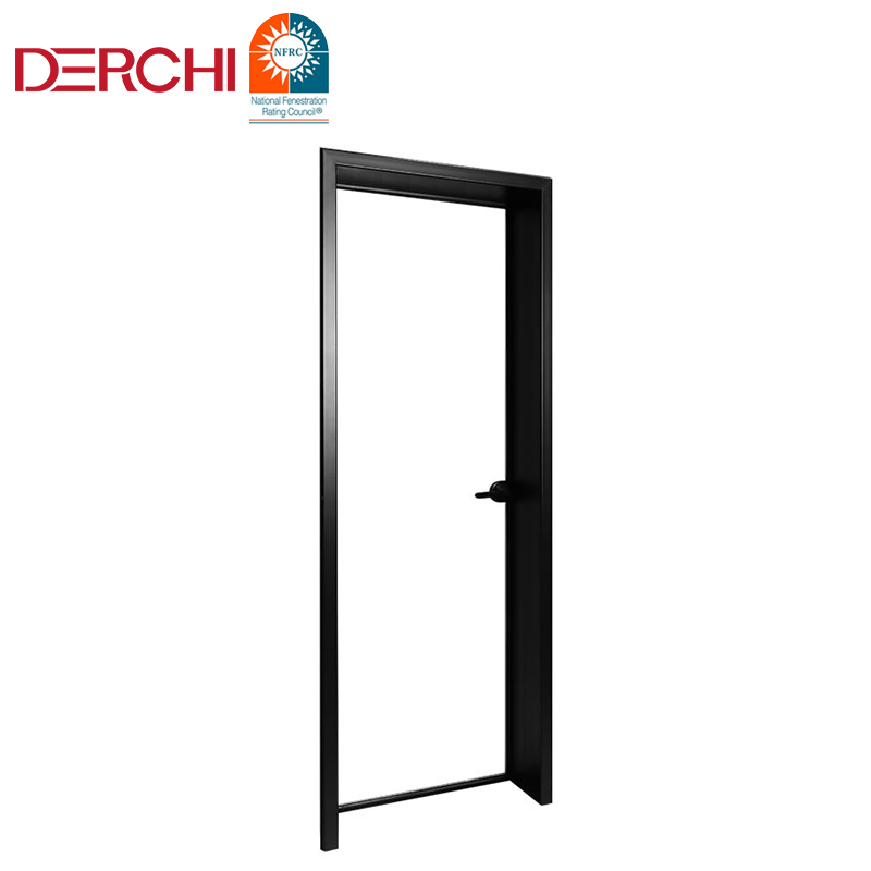 Waterproof Double-Layer Tempered Glass Bathroom Frosted Aluminium Double Casement Dutch Door Modern Toilet Door