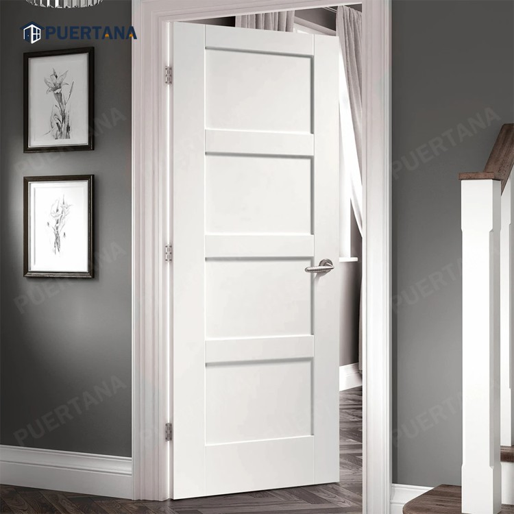 Frameless Wood Interior MDF HDF Flush Hidden Secret Door Invisible Design with Hidden Hinge