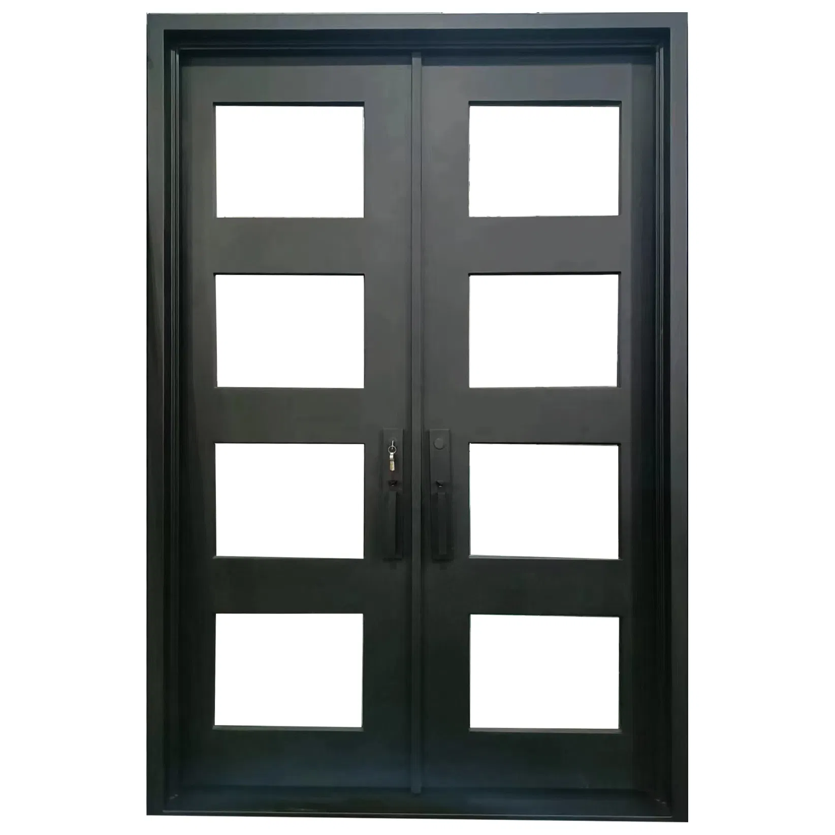 Zzyk-02 Dutch Door Wrought Iron Door Iron French Door