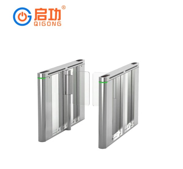 Automatic Turnstile Gate Pedestrian Card Access Control System with Biometric Reader
