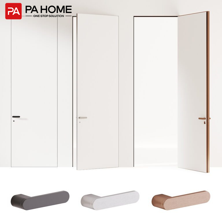 PA Custom Invisible Flush Mounted Secret Room Wooden Doors Internal Concealed Interior Frameless Hidden Door