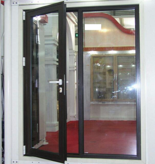 North America Cold Resistance Thermal Break Double Glazed Aluminium Casement Glass Door Hinged Door