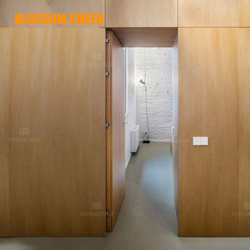 Hidden Interior Modern Design Frameless Room Composite Wooden Flush Invisible Door